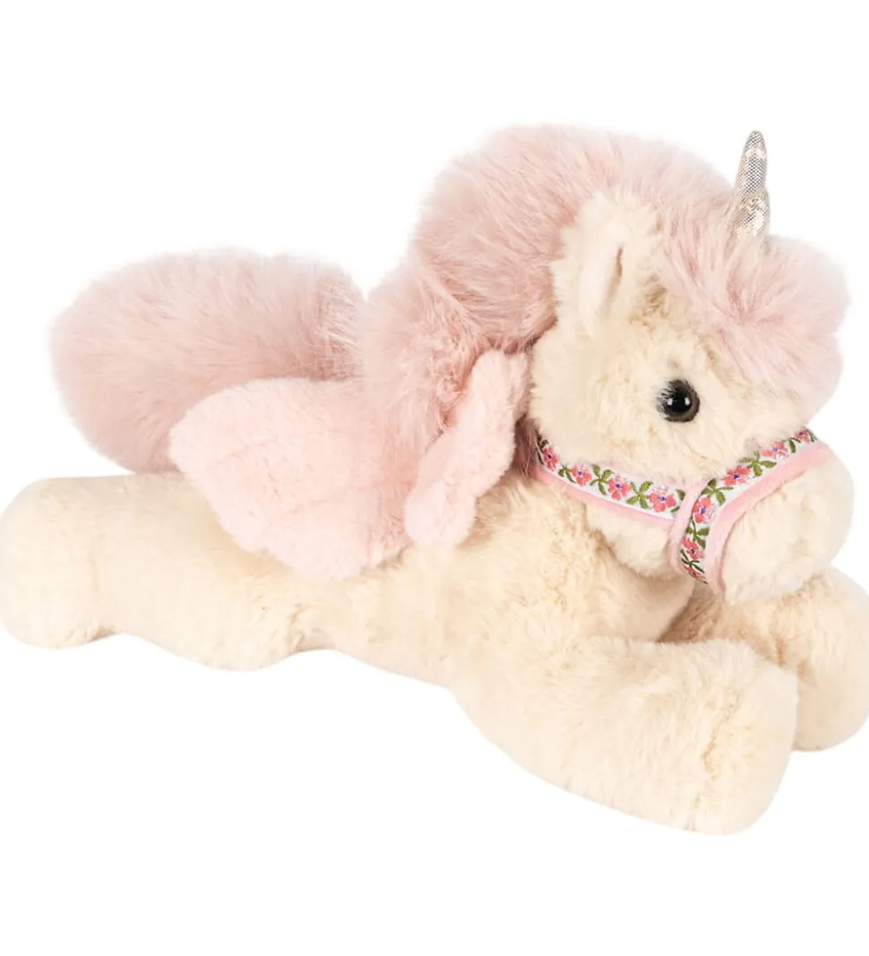 Konges Sløjd Bamse - Enhjørning - 30 cm - Beige/Rosa