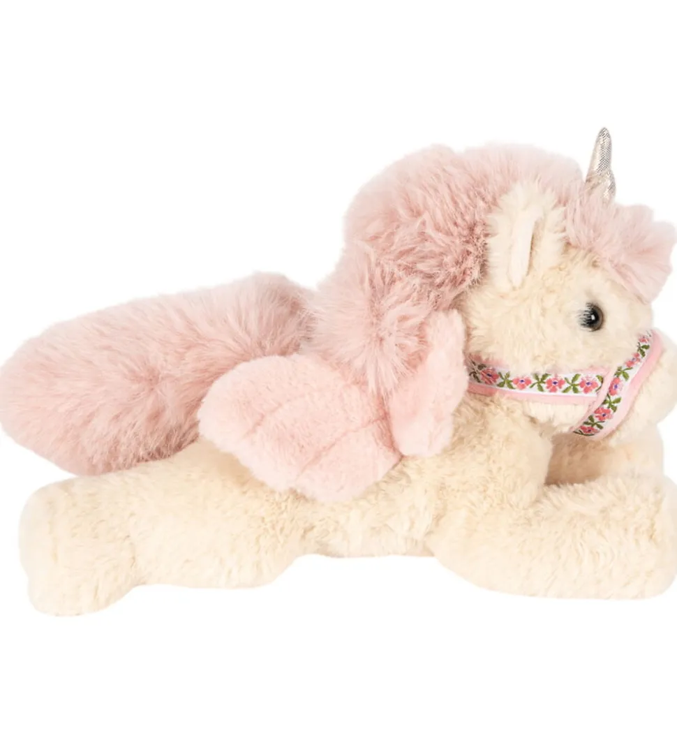 Konges Sløjd Bamse - Enhjørning - 30 cm - Beige/Rosa