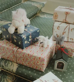 Konges Sløjd Bamse - Enhjørning - 30 cm - Beige/Rosa