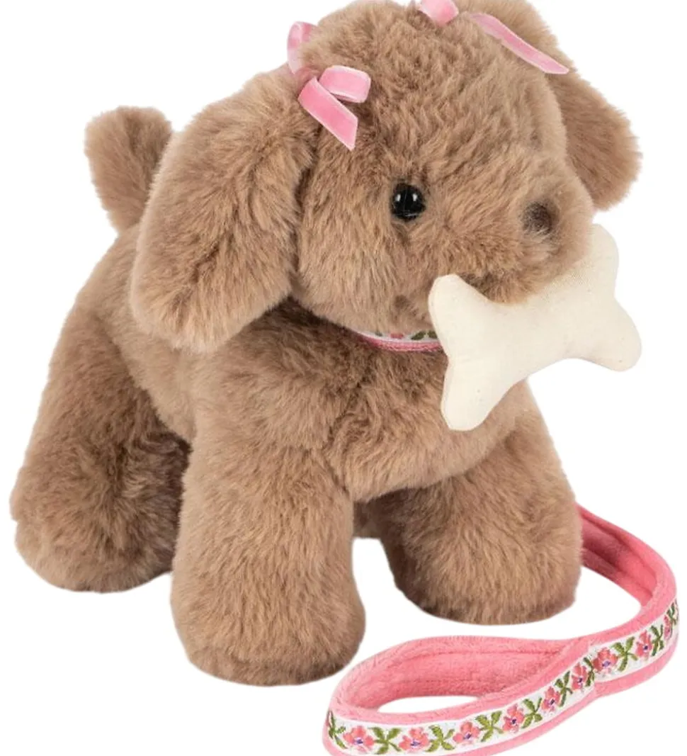 Konges Sløjd Bamse - Hundehvalpen Maude - Pink Check