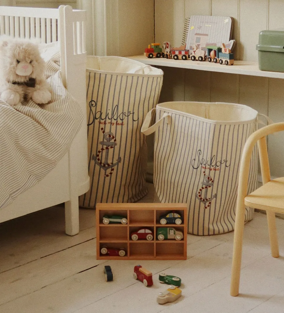 Konges Sløjd Biler - 9 stk. - Bøgetræ - Mini - Multi