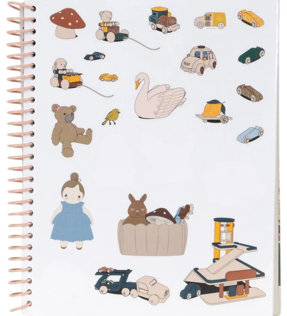 Konges Sløjd Klistermærkebog - Butik