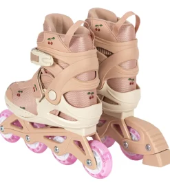 Konges Sløjd Rulleskøjter m. Lys - Cherry Blush