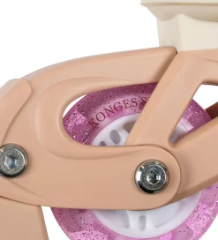 Konges Sløjd Rulleskøjter m. Lys - Cherry Blush