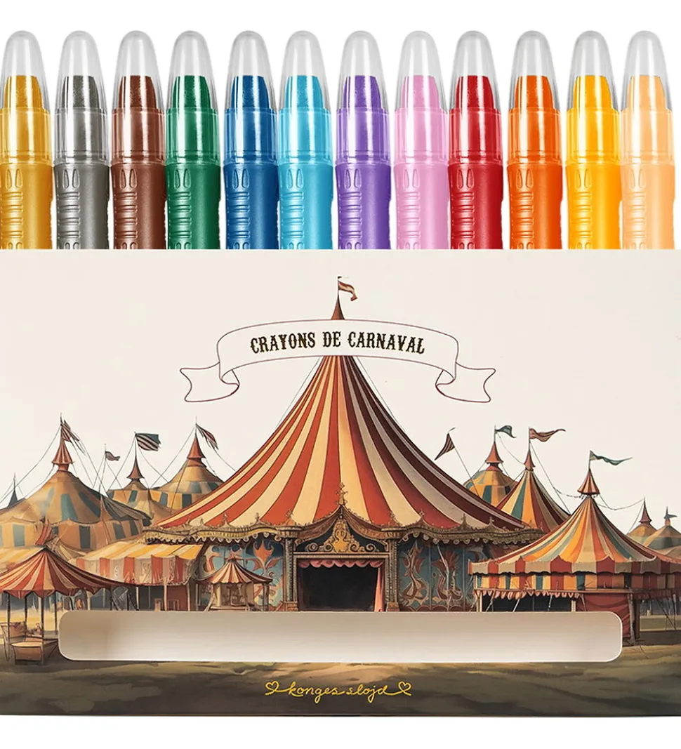 Konges Sløjd Tegneblok m. Farver - 10 stk. - Cirkus