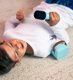 Lalarma Højtaler m. Mikrofon - Trådløs - Karaoke - Gul