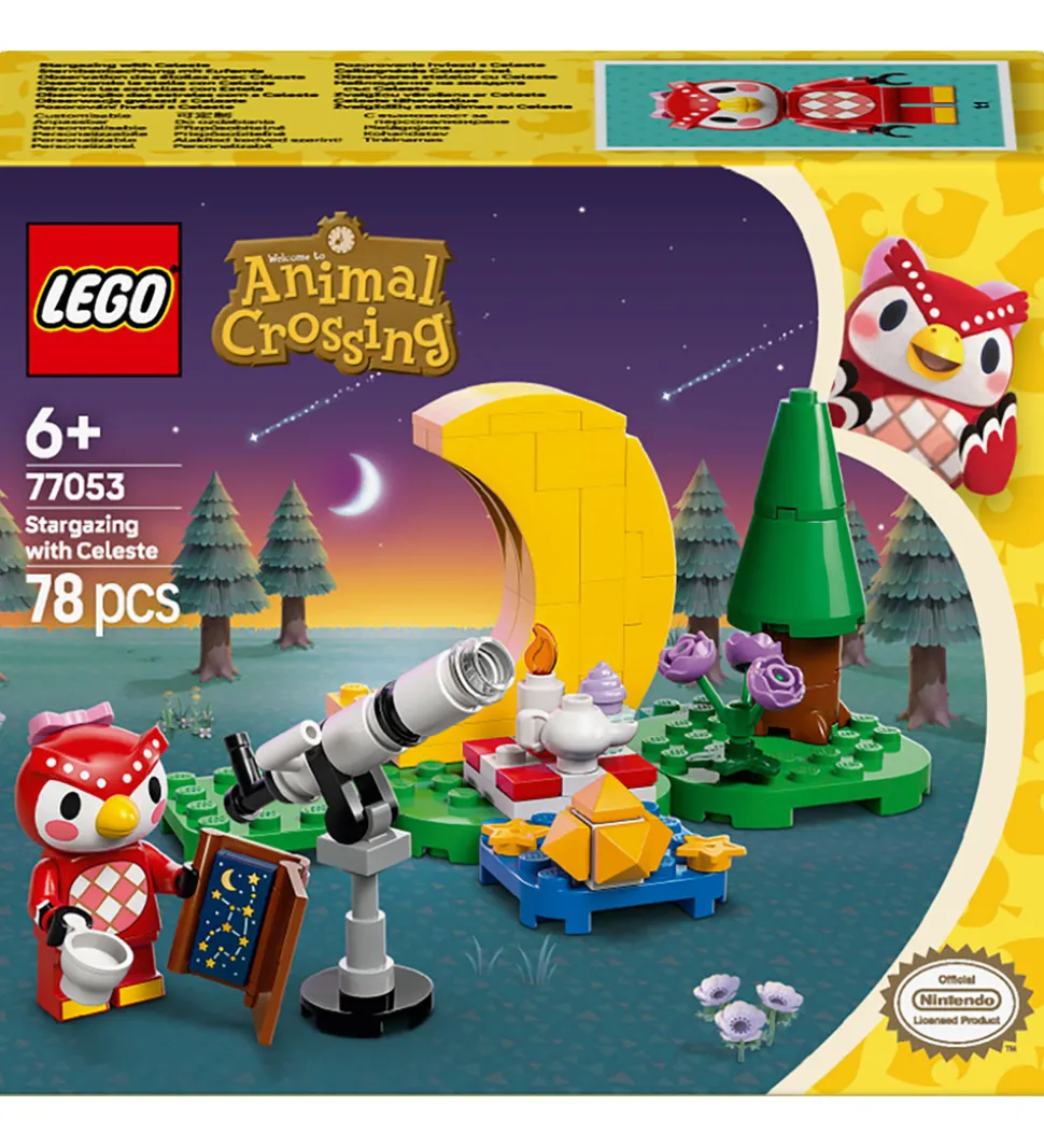LEGO® Animal Crossing - Stjernekiggeri med Celeste 77053 - 78 De