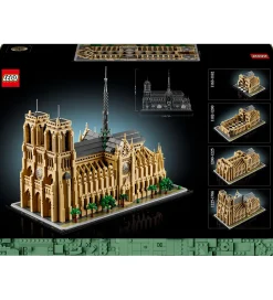LEGO® Architecture - Notre-Dame de Paris 21061 - 4383 Dele