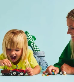 LEGO® City - Rød Traktor Med Anhænger Og Får 60461 - 116 Dele