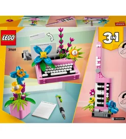 LEGO® Creator - Skrivemaskine med Bl... 31169 - 3-i-1 - 363 Dele