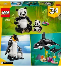 LEGO® Creator - Vilde Dyr: Pandafamilie 31165 - 3-i-1 - 626 Dele