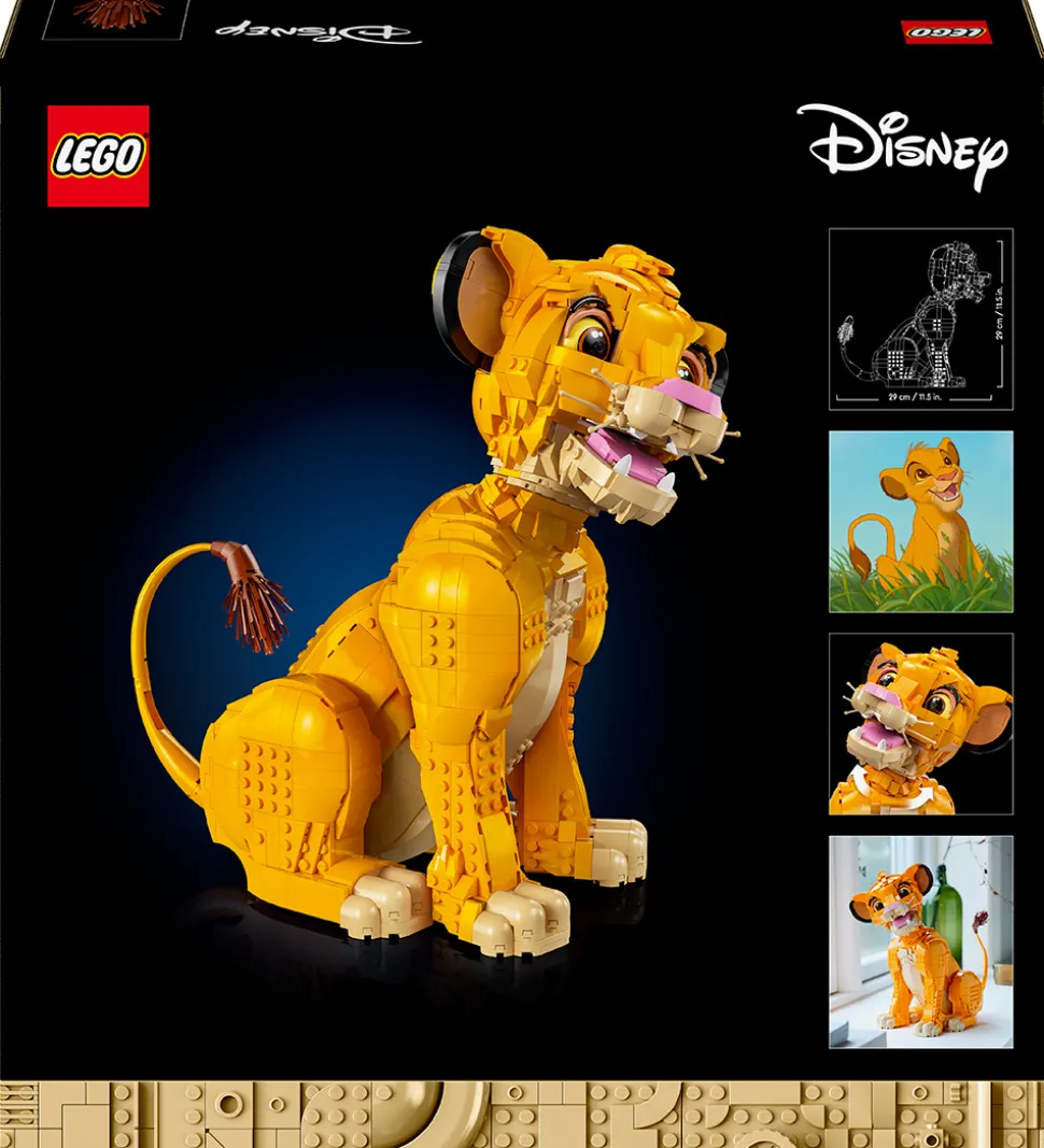 LEGO® Disney - Ung Simba - Løvernes Konge 43247 - 1445 Dele
