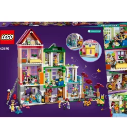 LEGO® Friends - HLC Lejligheder Og Butikker 42670 - 2040 Dele