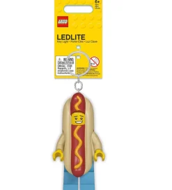 LEGO® Nøglering m. Lommelygte - LEGO® Hot Dog Man