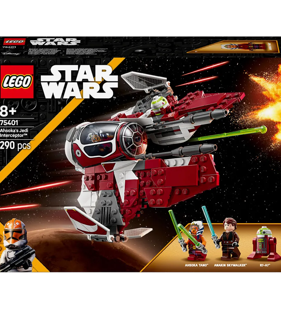 LEGO® Star Wars - Ahsoka's Jedi Interceptor 75401 - 290 Dele