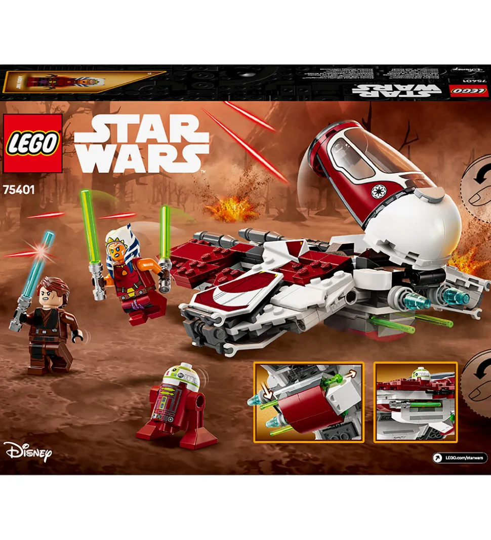 LEGO® Star Wars - Ahsoka's Jedi Interceptor 75401 - 290 Dele