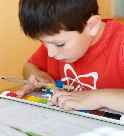 LEGO® Stationery Lineal - 30 cm - Byg Selv m. Figur