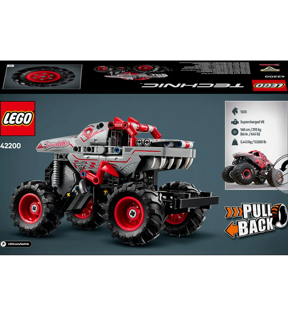 LEGO® Technic - Monster Jam ThunderROARus pu... 42200 - 232 Dele