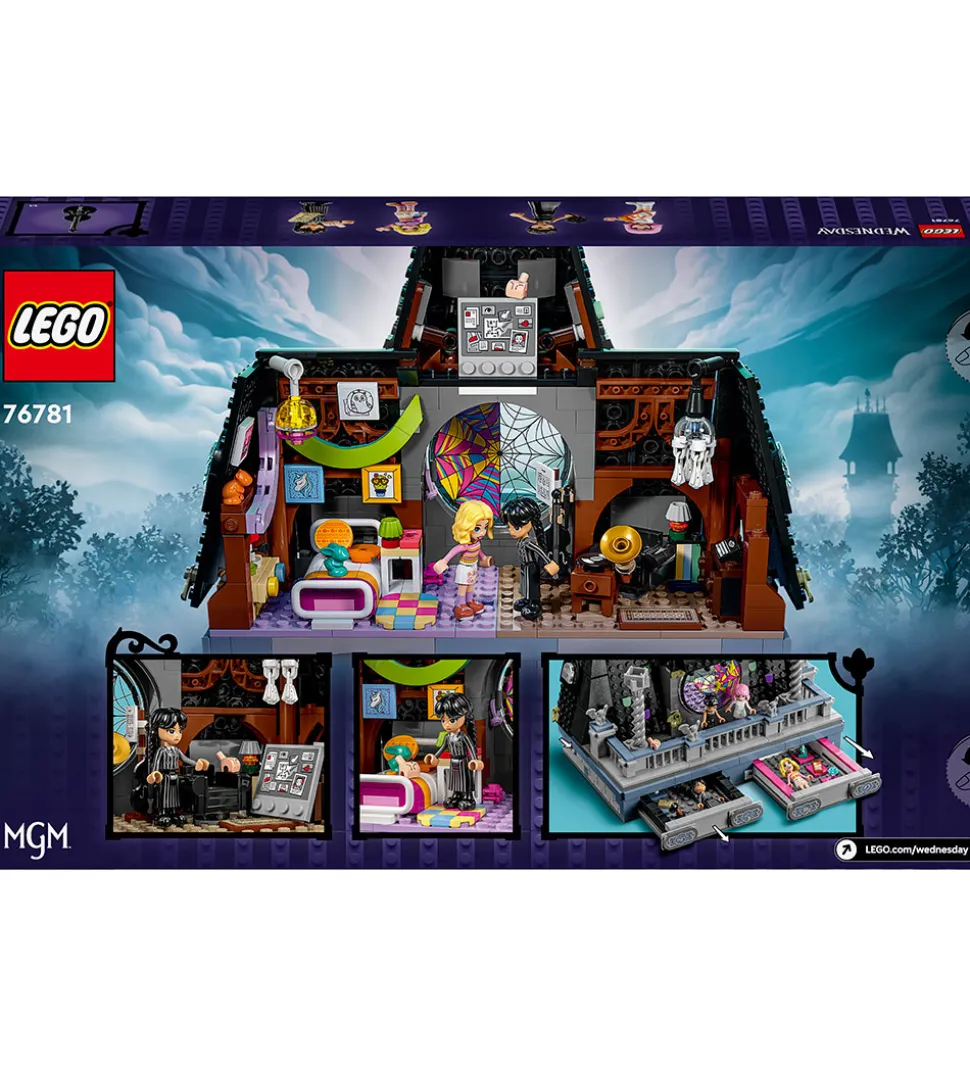 LEGO® Wednesday - Wednesday Og Enids Værelse 76781 - 750 Dele