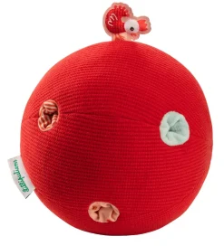 Lilliputiens Aktivitetsbold m. Rangle - Paulette - Rød/Multi