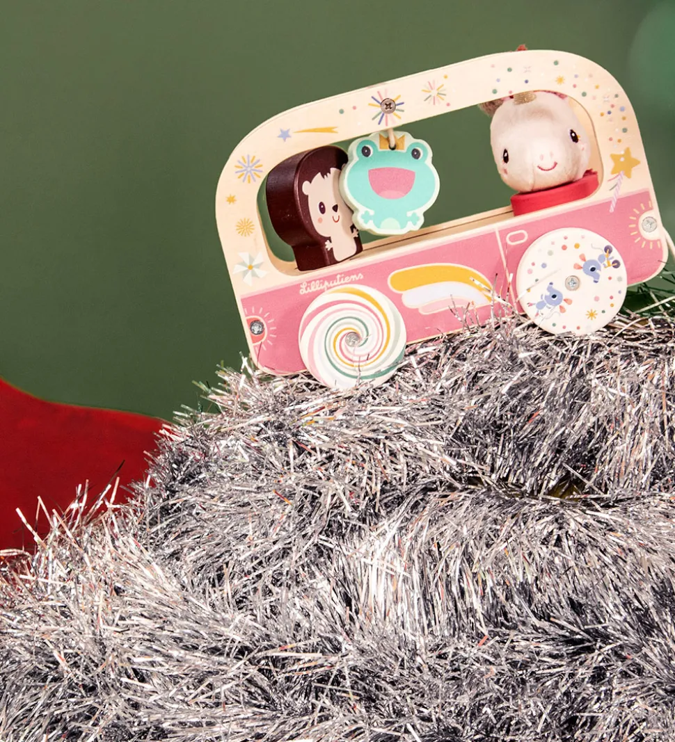 Lilliputiens Træklegetøj - Lena Magic Twist Bus