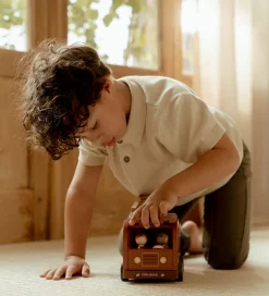 Little Dutch Brandbil m. Træfigurer - Træ - Rød