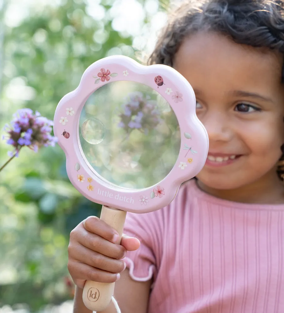 Little Dutch Forstørrelsesglas - Fairy Garden - Pink