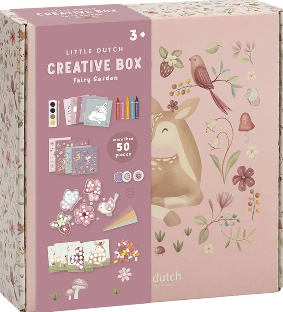 Little Dutch Kreativitetsæske - 50+ Dele - Fairy Garden