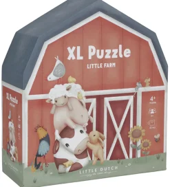 Little Dutch Puslespil - XL - 42 Brikker - Little Farm