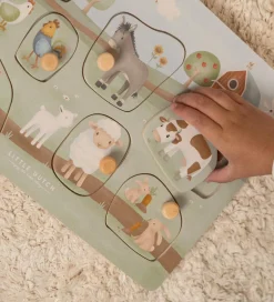 Little Dutch Puslespil m. Lyd - Træ - 7 Brikker - Little Farm