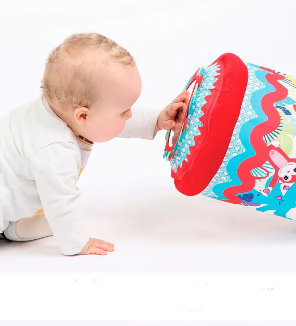 Ludi Cylinder - 45x20 cm - Oppustelig - Jungle