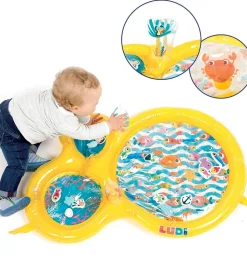 Ludi Legemåtte - Vand - 94x63 cm - Gul