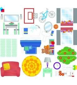 Magna-Tiles Magnetsæt - 28 Dele - Hus