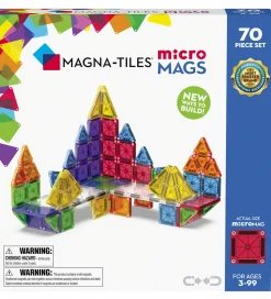 Magna-Tiles Magnetsæt - 70 Dele - MicroMAGS