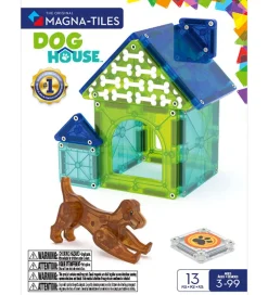 Magna-Tiles Magnetsæt - 13 Dele - Dog House + MicroMAGS