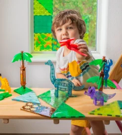 Magna-Tiles Magnetsæt - 50 Dele - Dino World XL