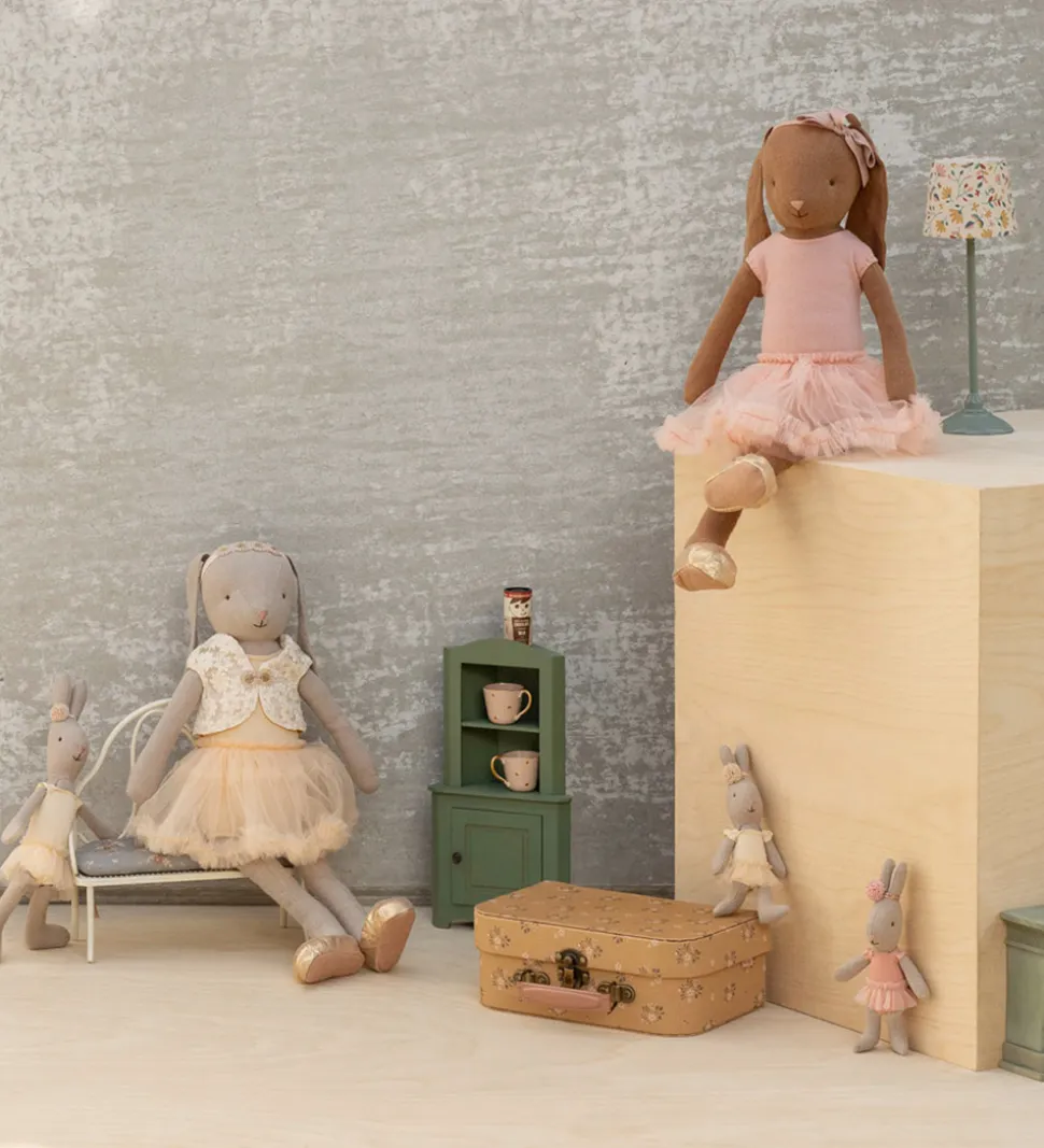 Maileg Kanin - Balletdragt Og Tylskørt - Str. 3 - Rosa