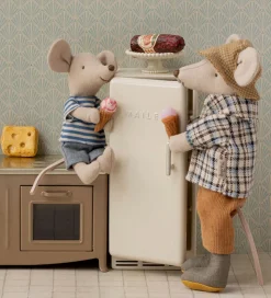 Maileg Køleskab - Mus - Råhvid
