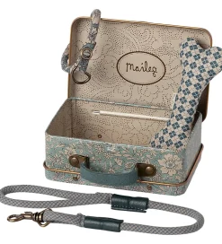 Maileg Kuffert m. Hundetilbehør - Blå