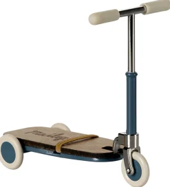 Maileg Miniature Løbehjul - Mus - Blå