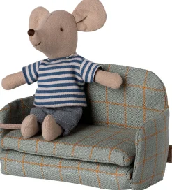 Maileg Miniature Sofaseng - Mus - Tern