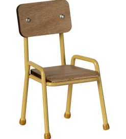 Maileg Miniature Stol - Mus - Gul