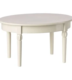 Maileg Miniature Vintage Spisebord - Mus - Råhvid