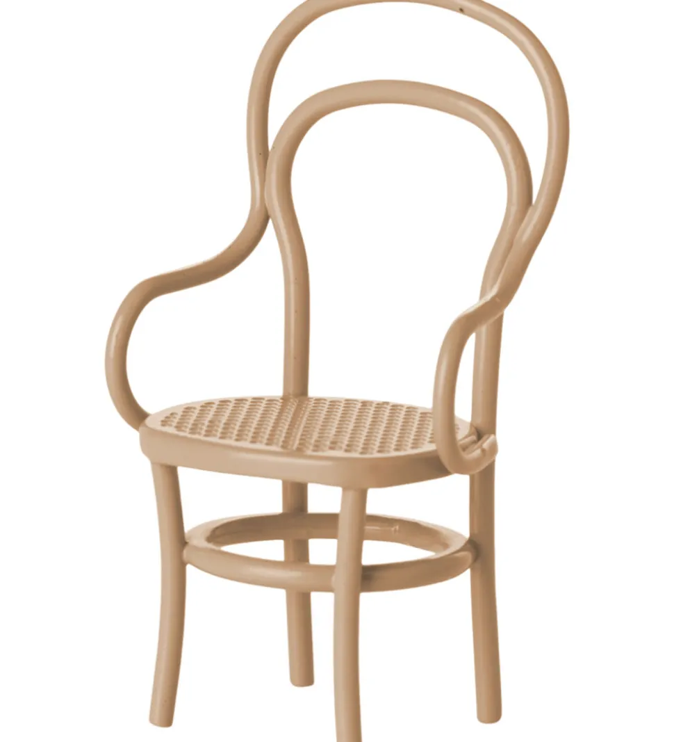 Maileg Miniature Vintagestol - Mus - Dark Powder