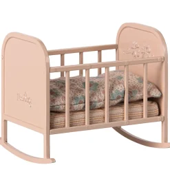 Maileg Miniature Vugge - My - Lys Rosa