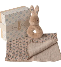 Maileg Ranglesæt - Harerangle/Stofble- Cream Peach