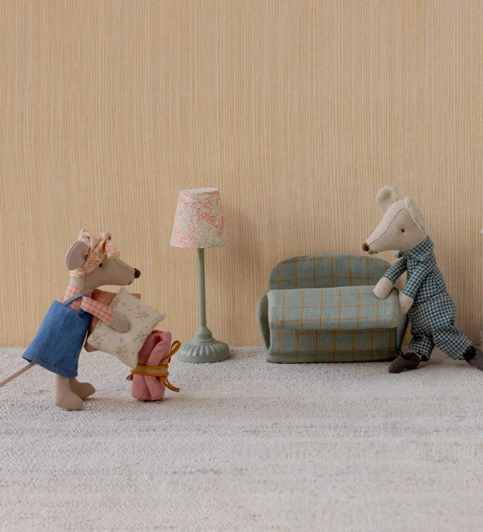 Maileg Vintage Gulvlampe - Mus - Mint