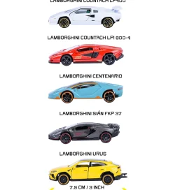 Majorette Biler - 5-pak - Lamborghini