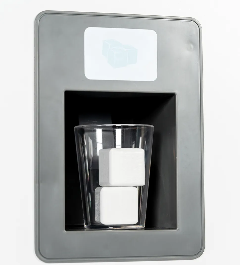 MaMaMeMo Køle-/Fryseskab m. Ismaskine - Hvid