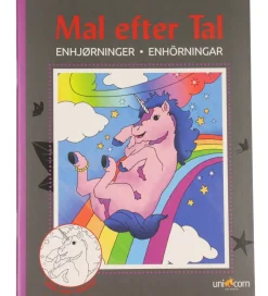 Mandalas Malebog - Mal efter Tal - Enhjørninger